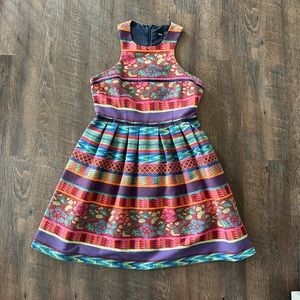 Vintage beautiful ASOS tribal print tank dress size 10